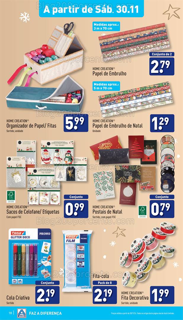 Antevisão Folheto ALDI Promoções 27 novembro a 3 dezembro