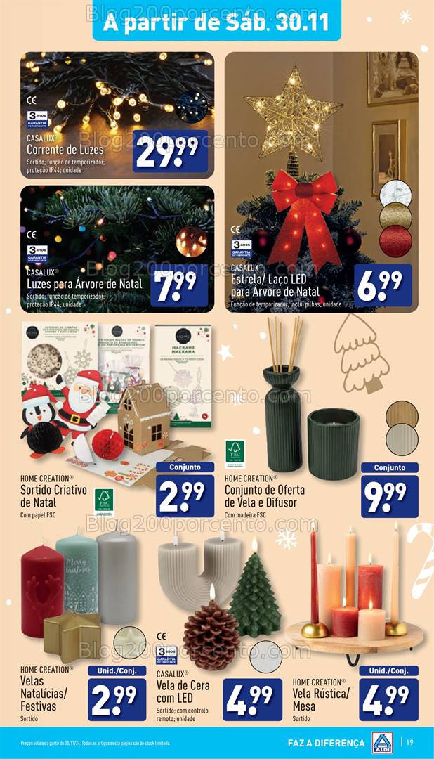 Antevisão Folheto ALDI Promoções 27 novembro a 3 dezembro