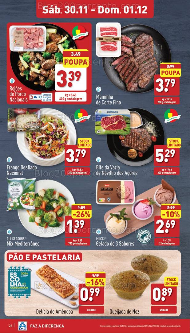 Antevisão Folheto ALDI Promoções 27 novembro a 3 dezembro