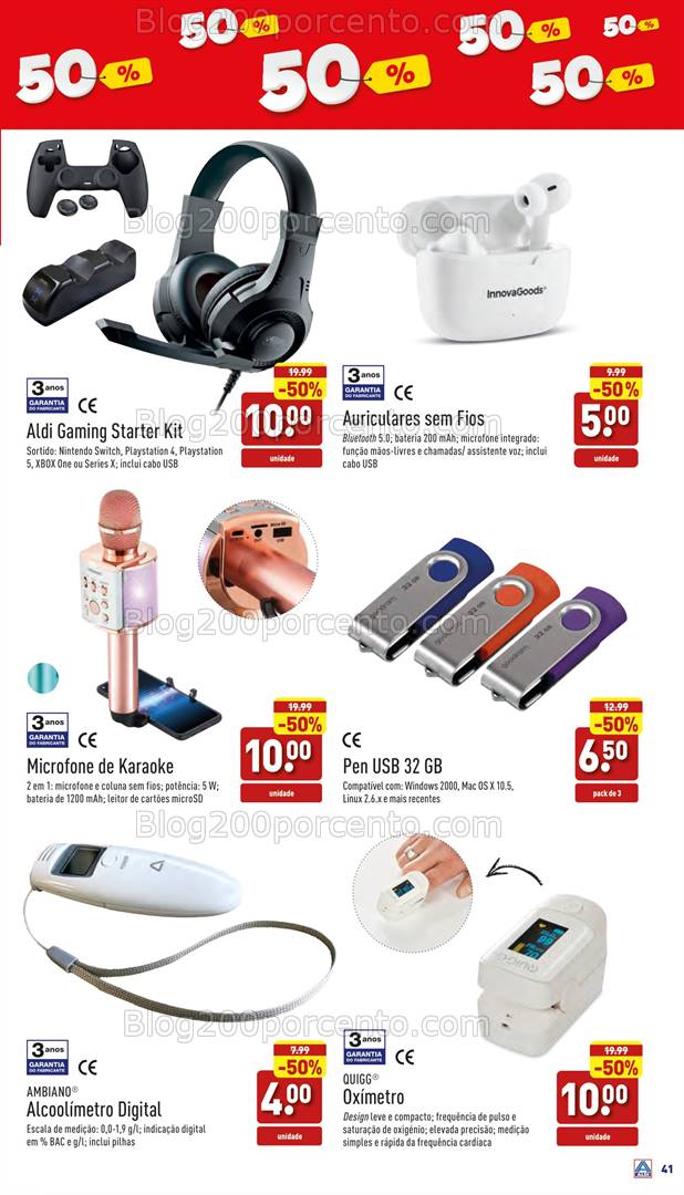 Antevisão Folheto ALDI Saldos de Abertura + Promoções de 6 a 12 novembro