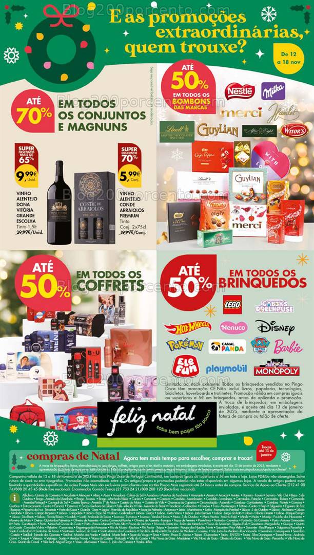 Antevisão Folheto PINGO DOCE Lojas Grandes Promoções de 12 a 18 novembro