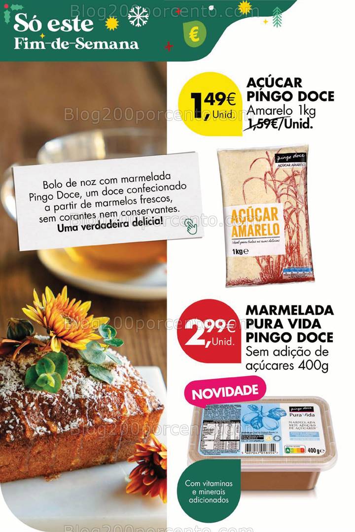 Antevisão Folheto PINGO DOCE Promoções Fim de Semana - 15 a 18 novembro