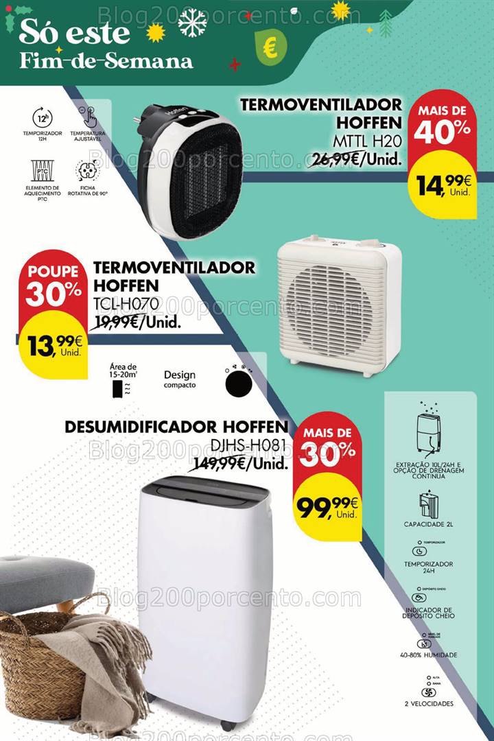 Antevisão Folheto PINGO DOCE Bazar Promoções Fim de Semana - 15 a 18 novembro