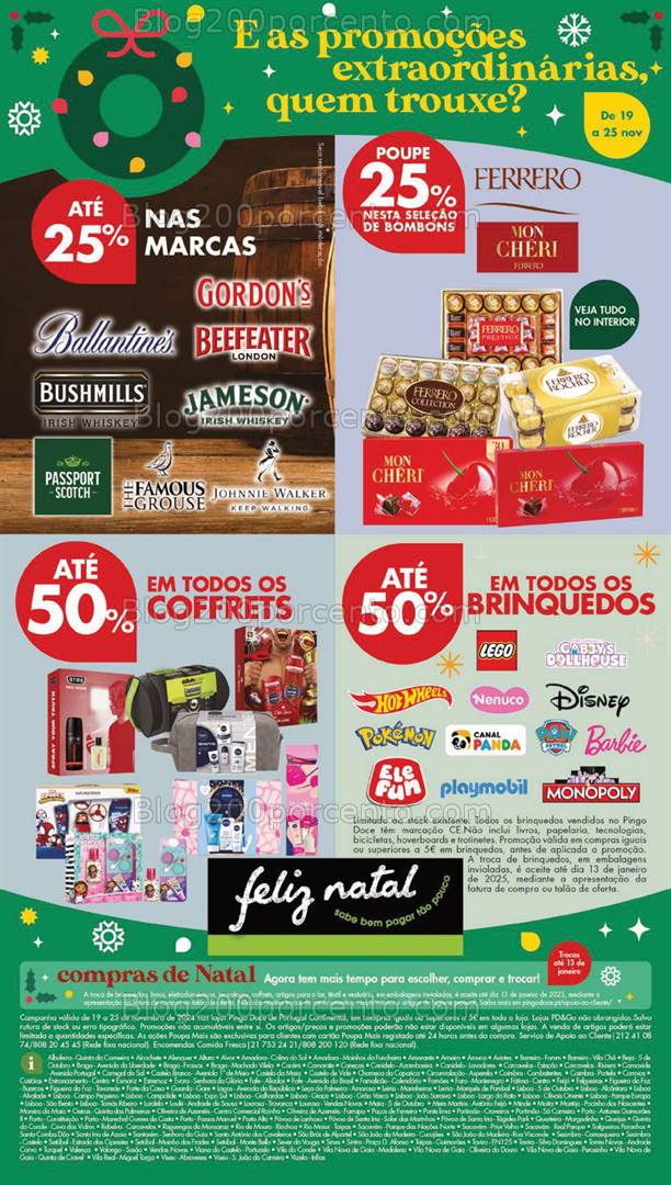 Antevisão Folheto PINGO DOCE Lojas Grandes Promoções de 19 a 25 novembro