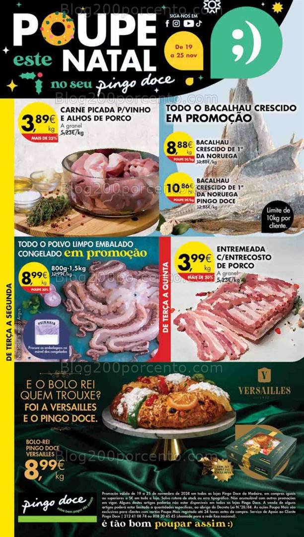 Antevisão Folheto PINGO DOCE Madeira Promoções de 19 a 25 novembro