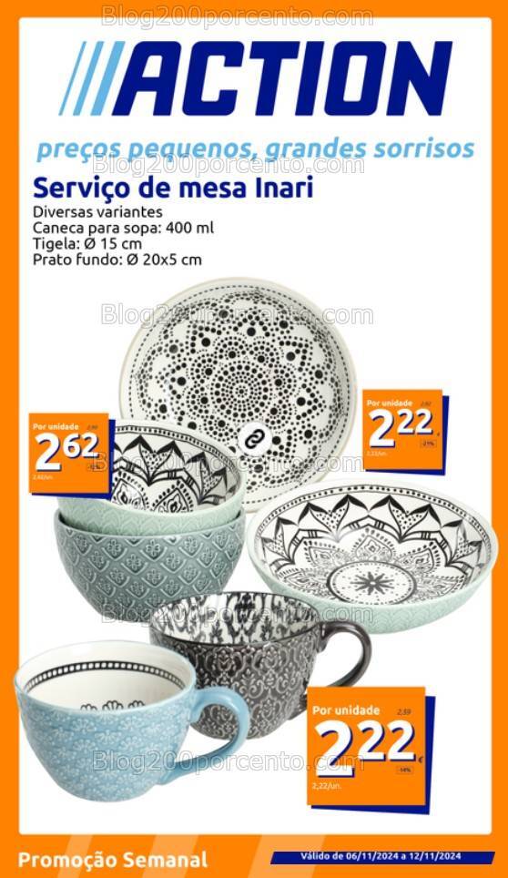 Antevisão Folheto ACTION Promoções de 6 a 12 novembro