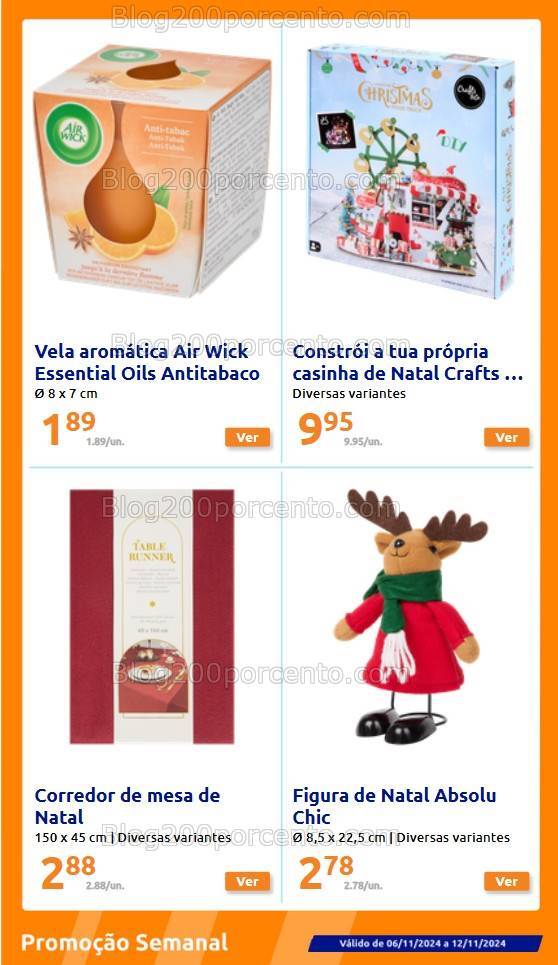 Antevisão Folheto ACTION Promoções de 6 a 12 novembro
