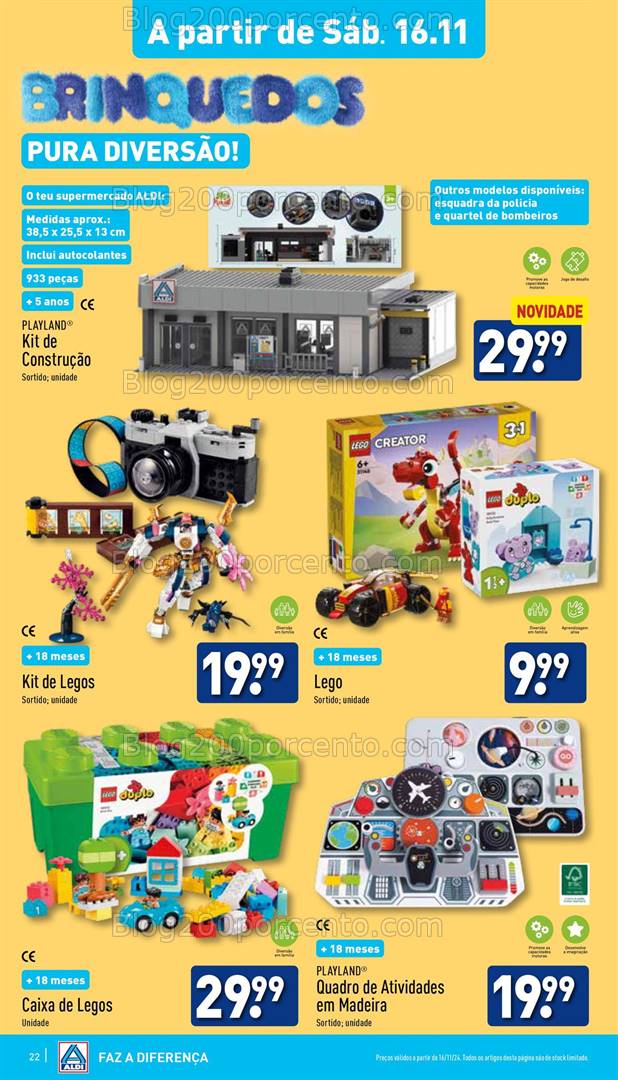 Antevisão Folheto ALDI Promoções 13 a 19 novembro