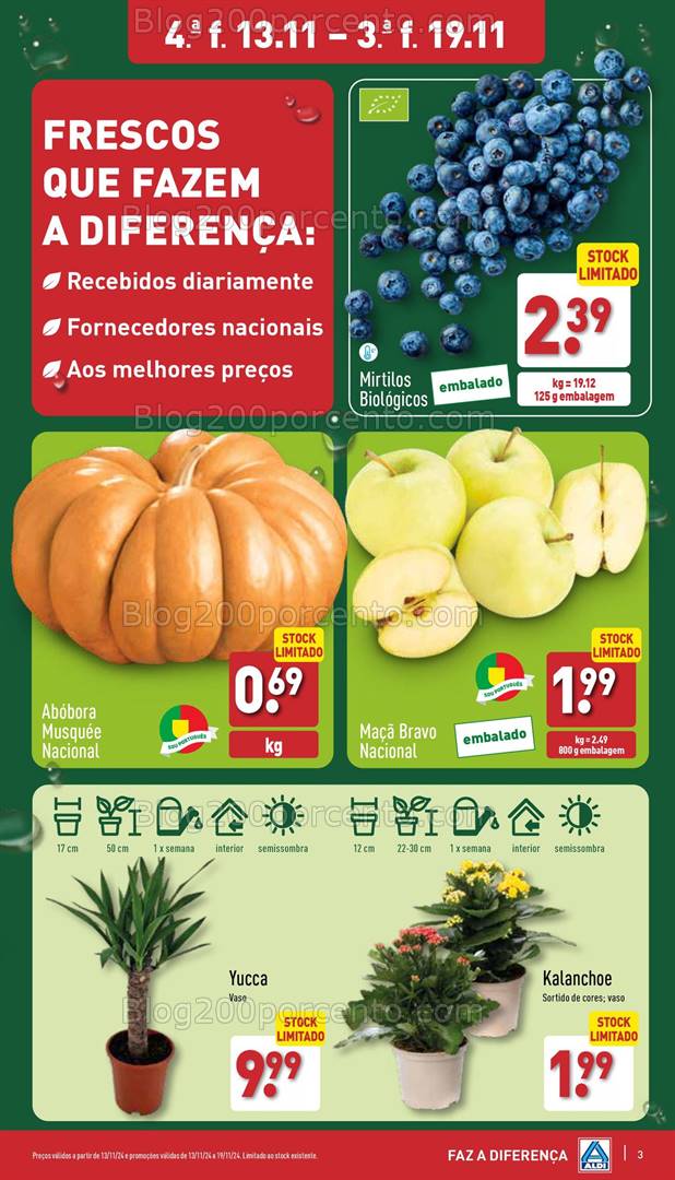 Antevisão Folheto ALDI Promoções 13 a 19 novembro