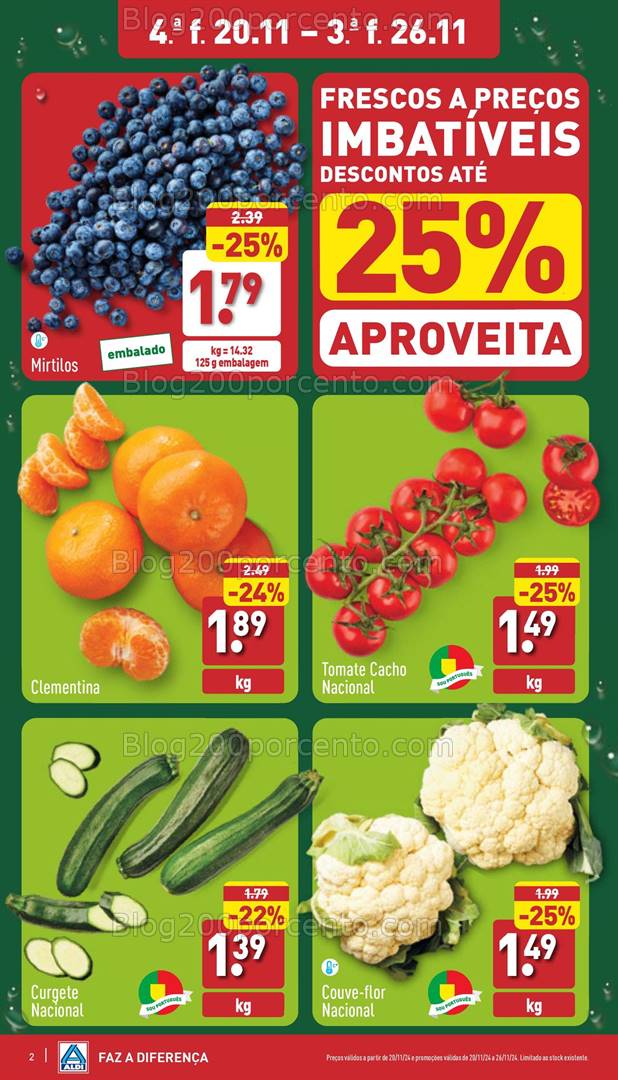 Antevisão Folheto ALDI Natal + Promoções de 20 a 26 novembro