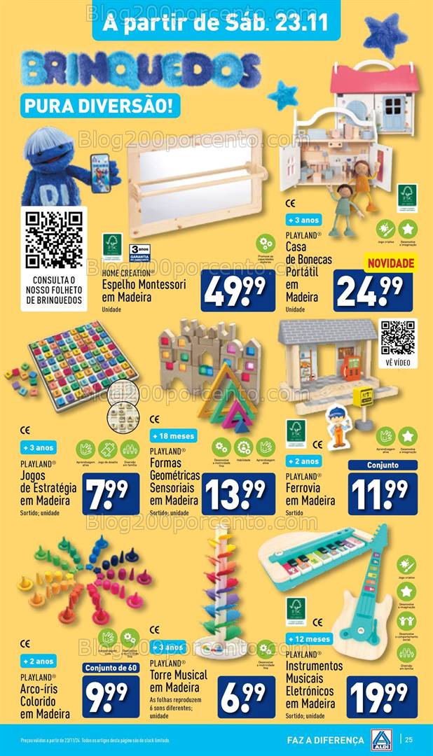 Antevisão Folheto ALDI Natal + Promoções de 20 a 26 novembro