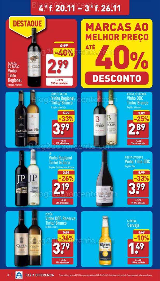 Antevisão Folheto ALDI Natal + Promoções de 20 a 26 novembro