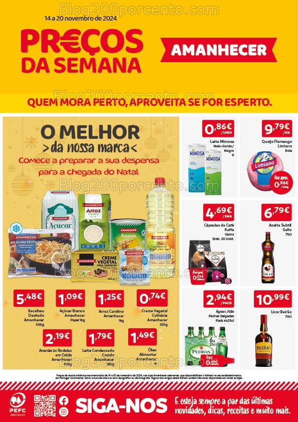 Antevisão Folheto AMANHECER Promoções de 14 a 20 novembro