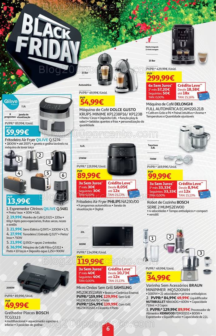 Antevisão Folheto AUCHAN Black Friday Promoções 25 novembro a 1 dezembro