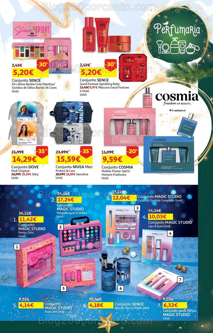 Antevisão Folheto AUCHAN Natal + Promoções de 19 novembro a 4 dezembro