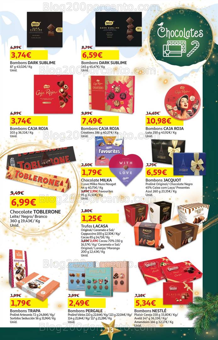 Antevisão Folheto AUCHAN Natal + Promoções de 19 novembro a 4 dezembro