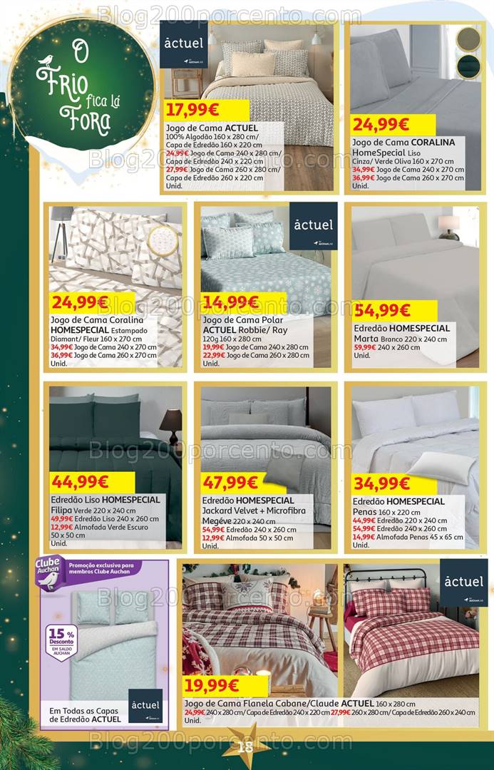 Antevisão Folheto AUCHAN Natal + Promoções de 19 novembro a 4 dezembro