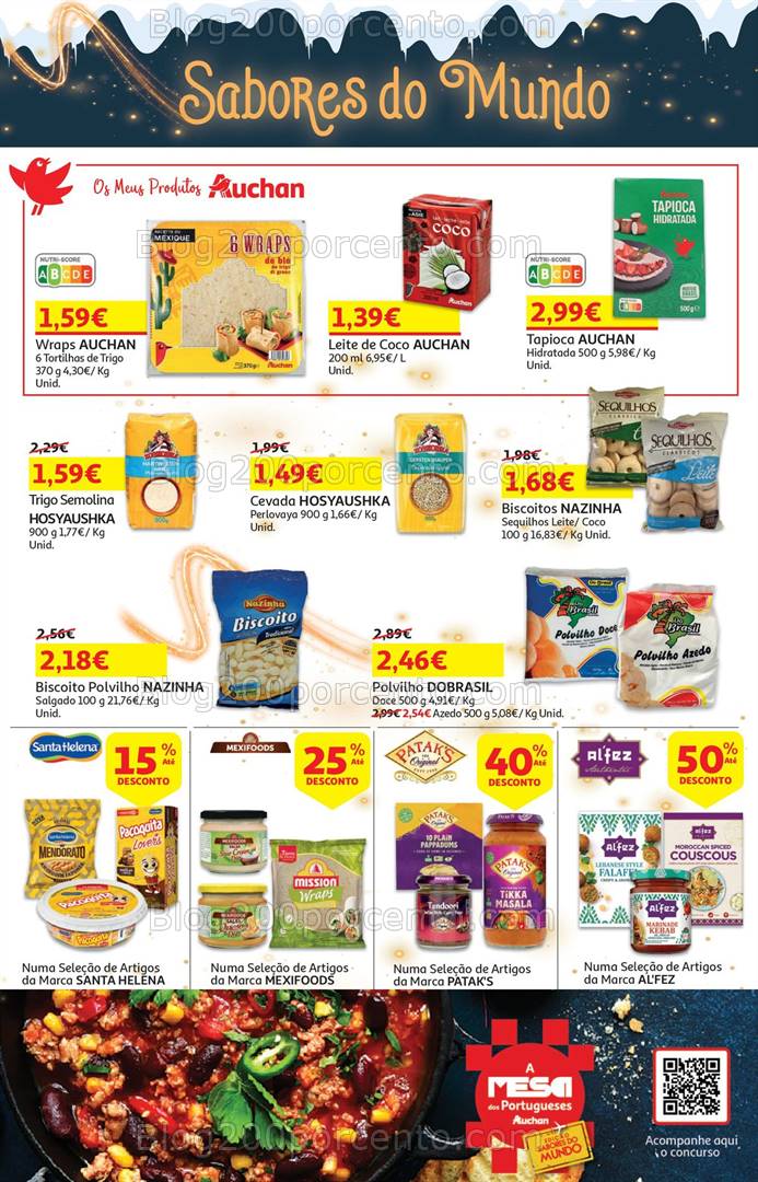 Antevisão Folheto AUCHAN Natal + Promoções de 19 novembro a 4 dezembro