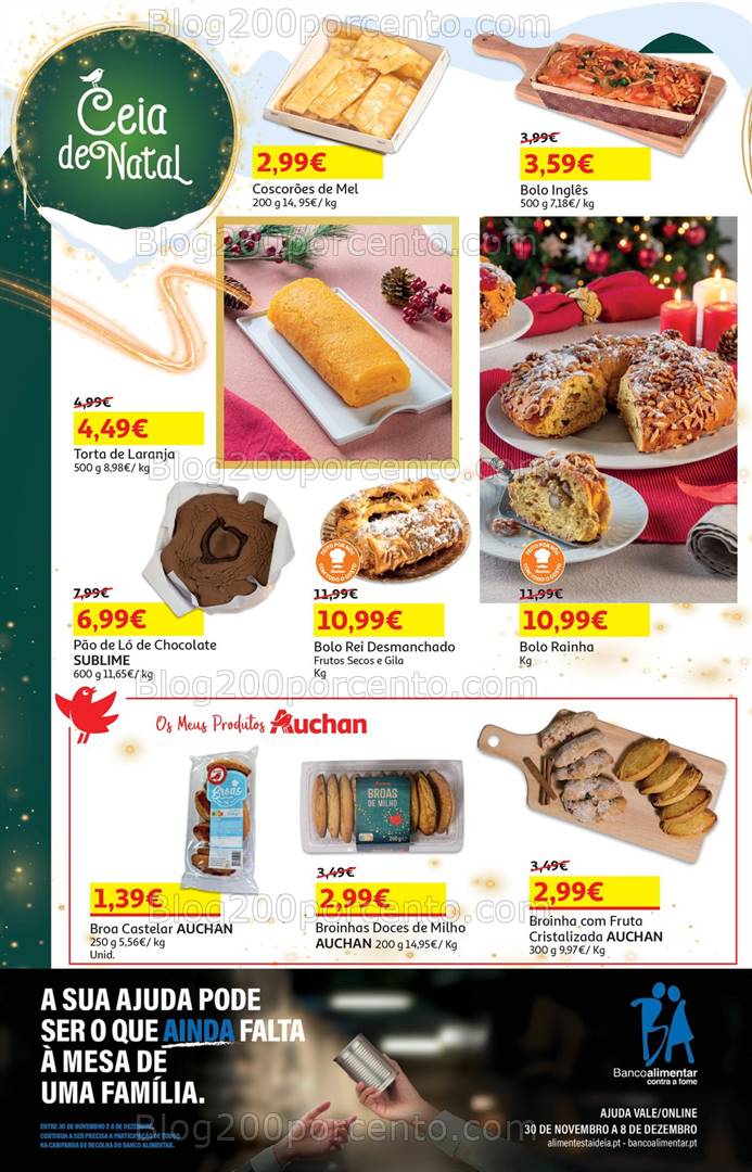 Antevisão Folheto AUCHAN Natal + Promoções de 19 novembro a 4 dezembro