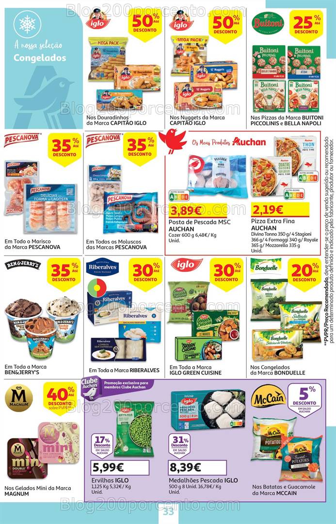 Antevisão Folheto AUCHAN Natal + Promoções de 19 novembro a 4 dezembro