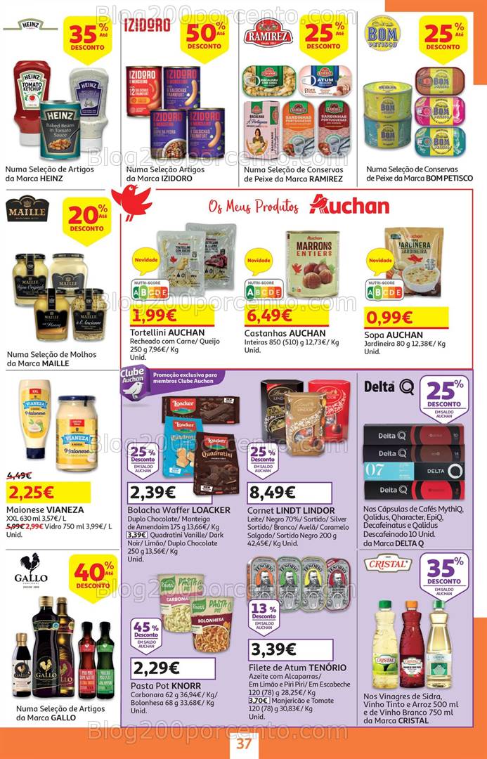 Antevisão Folheto AUCHAN Natal + Promoções de 19 novembro a 4 dezembro