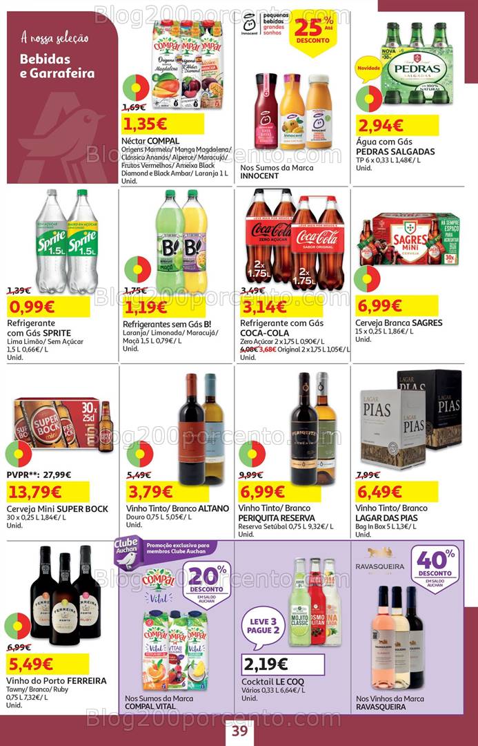 Antevisão Folheto AUCHAN Natal + Promoções de 19 novembro a 4 dezembro