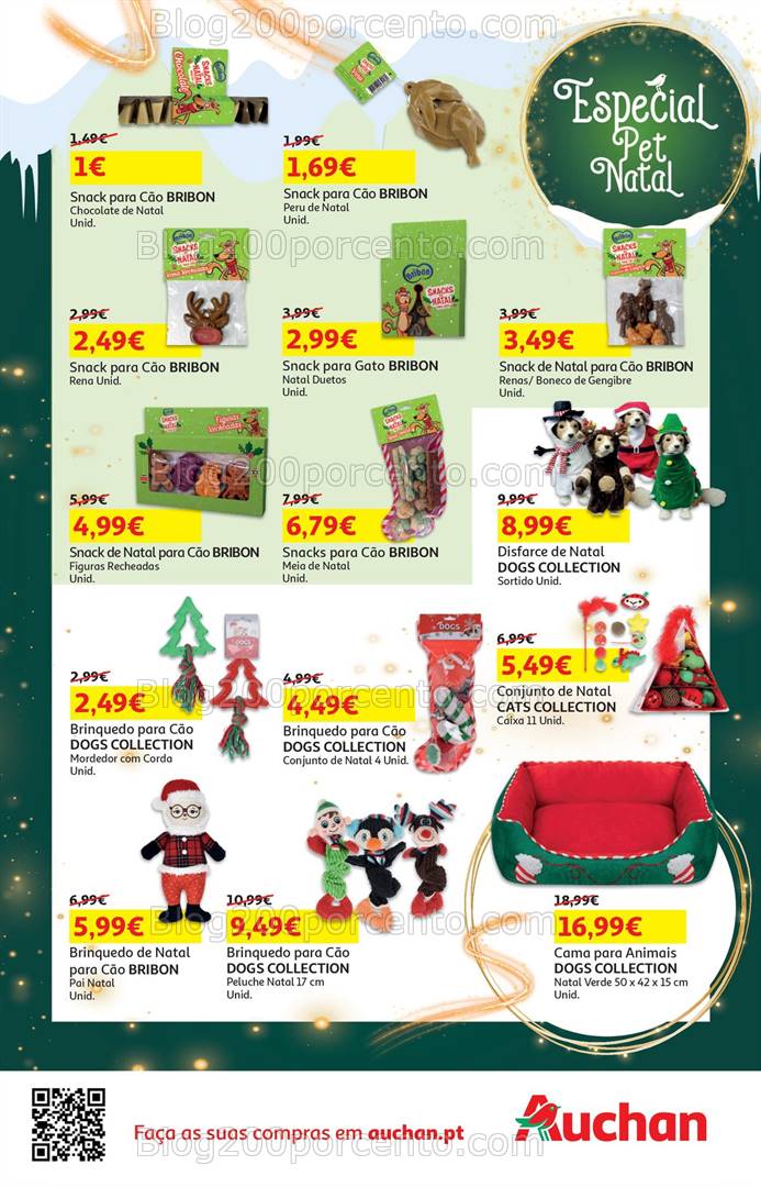 Antevisão Folheto AUCHAN Natal + Promoções de 19 novembro a 4 dezembro