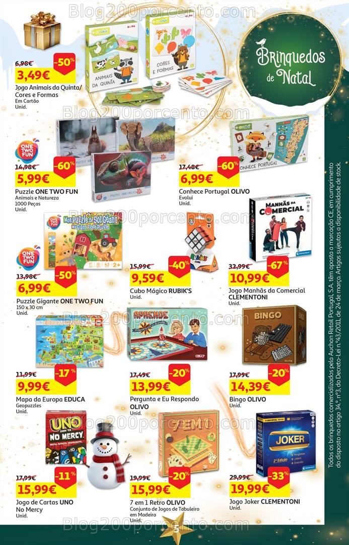 Antevisão Folheto AUCHAN Bazar Promoções de 19 novembro a 4 dezembro