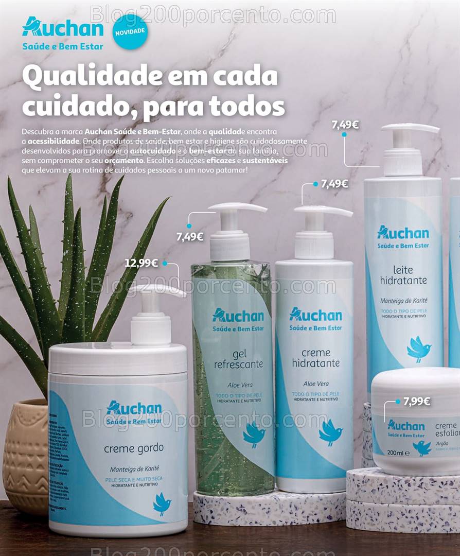 Antevisão Folheto AUCHAN Saúde e Bem Estar Natal Promoções de 7 novembro a 26 dezembro