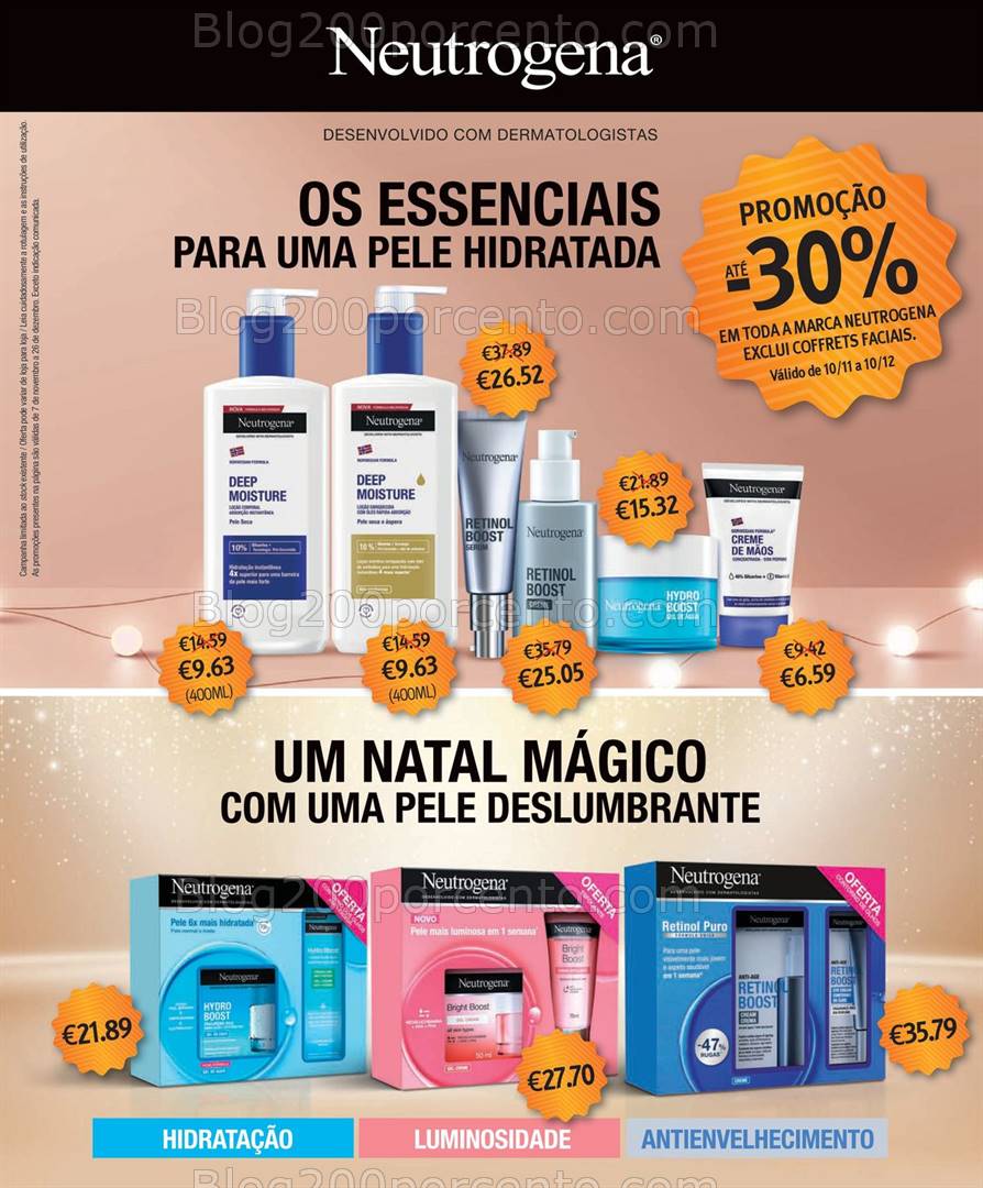 Antevisão Folheto AUCHAN Saúde e Bem Estar Natal Promoções de 7 novembro a 26 dezembro