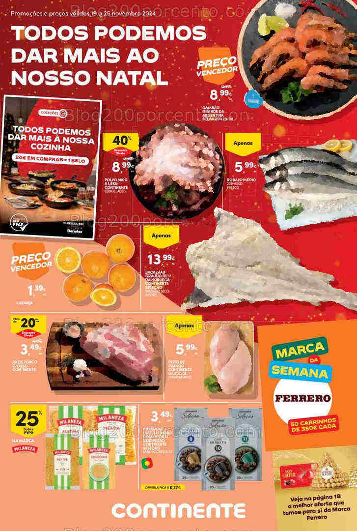 Antevisão Folheto CONTINENTE Bom Dia Promoções de 19 a 25 novembro
