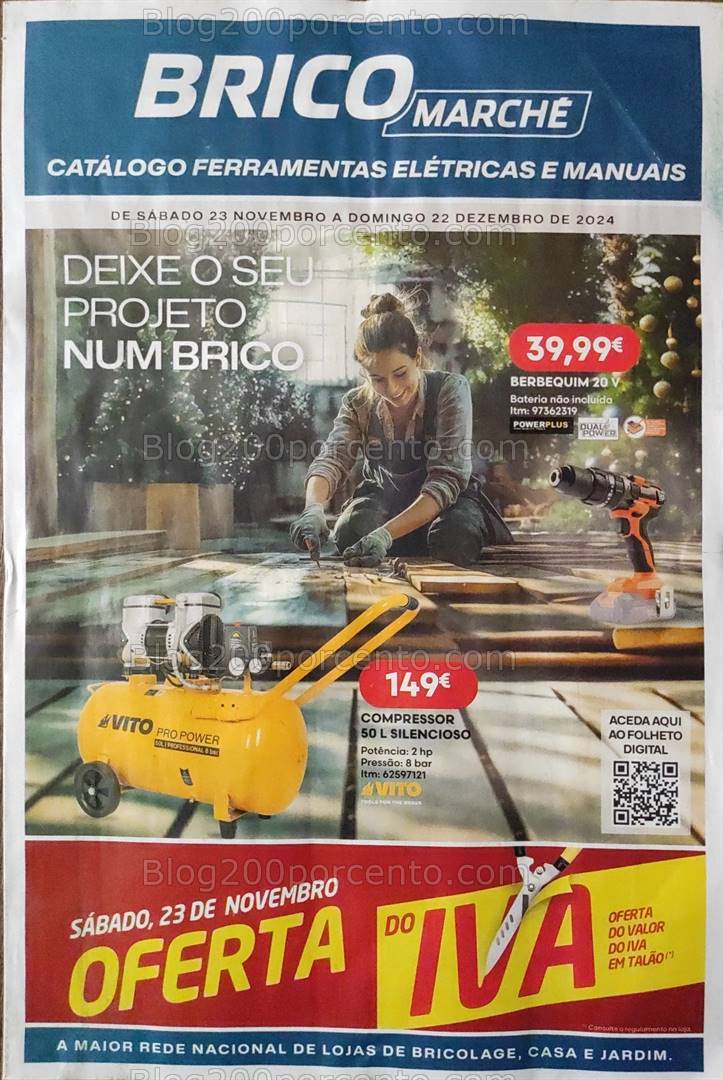 Antevisão Folheto BRICOMARCHÉ Promoções de 23 novembro a 22 dezembro