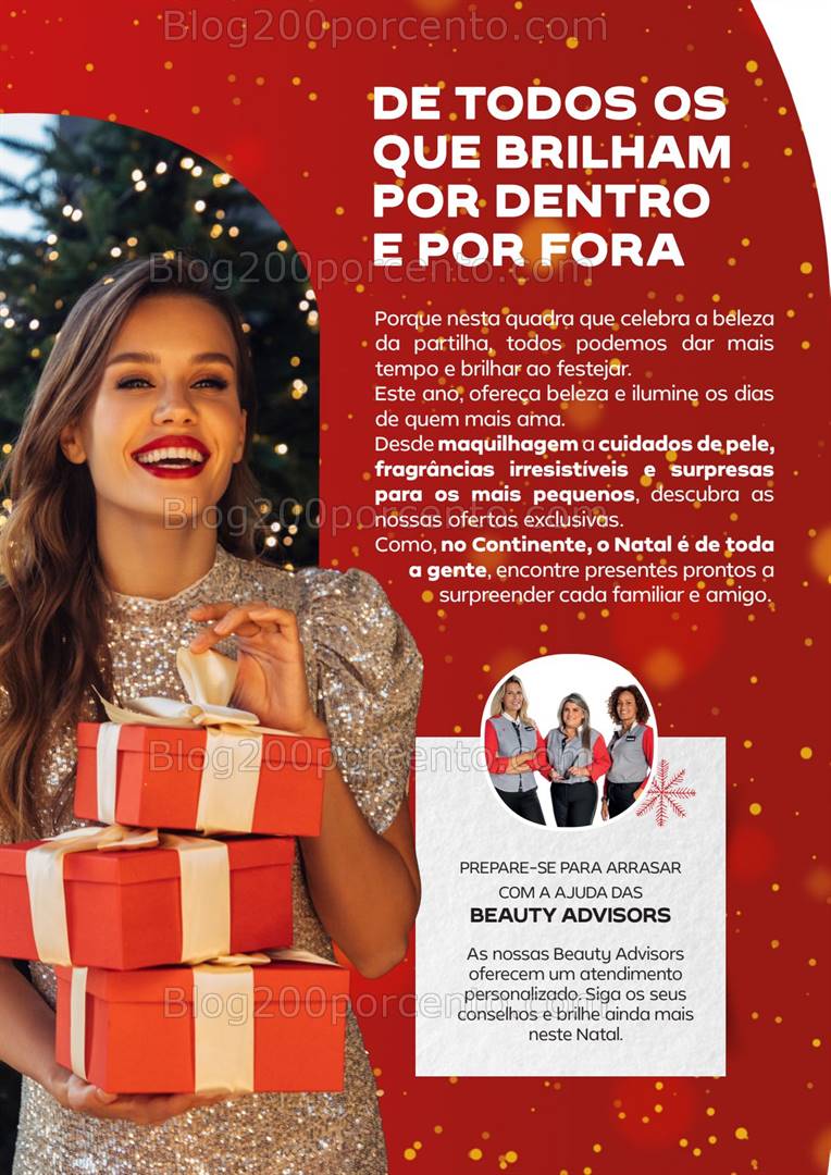 Antevisão Folheto CONTINENTE Beleza Natal Promoções de 5 novembro a 8 dezembro