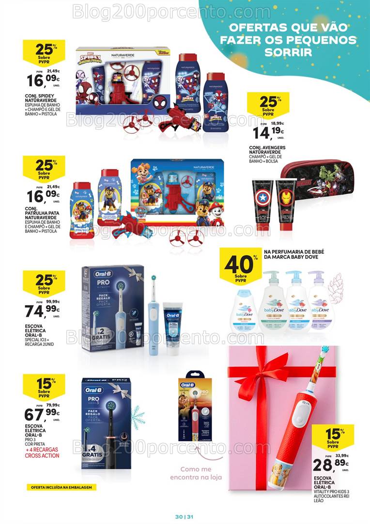 Antevisão Folheto CONTINENTE Beleza Natal Promoções de 5 novembro a 8 dezembro