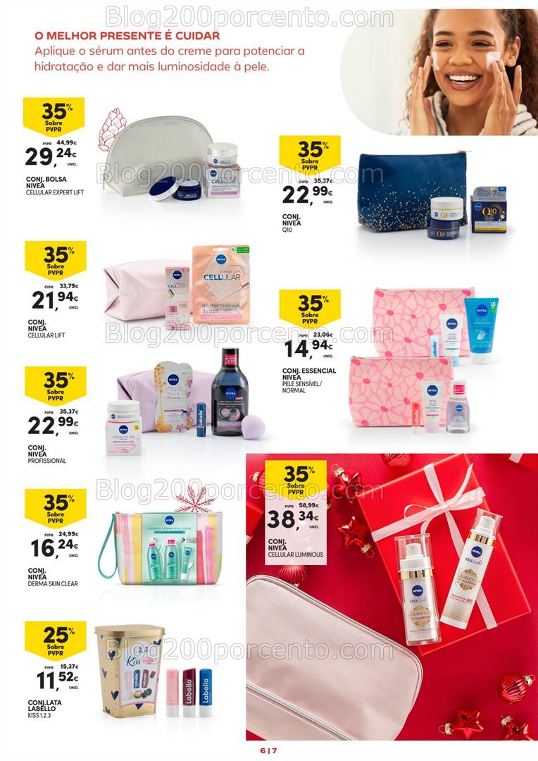 Antevisão Folheto CONTINENTE Beleza Natal Promoções de 5 novembro a 8 dezembro