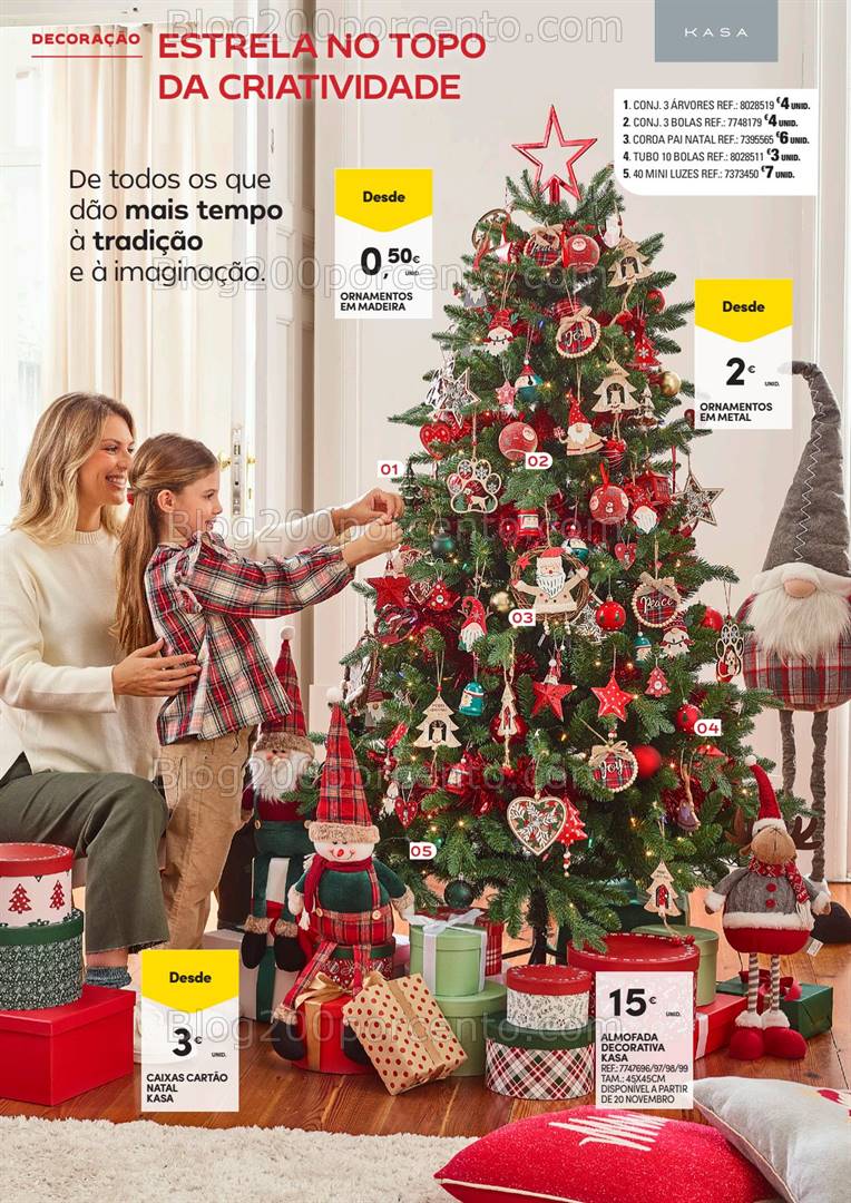 Antevisão Folheto CONTINENTE Decoração e Ofertas de Natal Promoções de 5 novembro a 24 dezembro