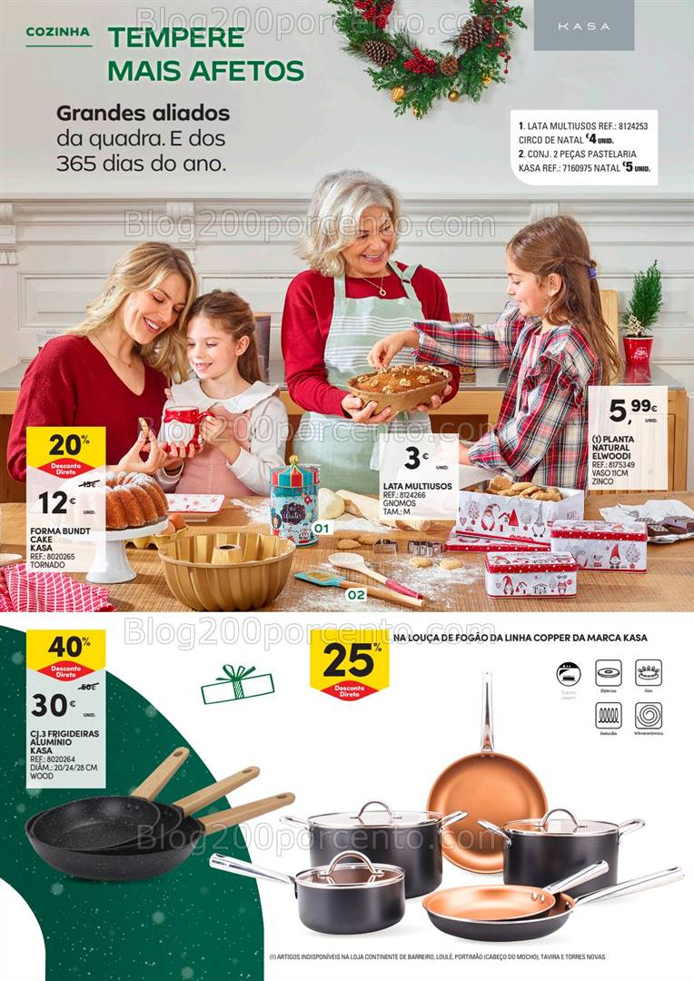 Antevisão Folheto CONTINENTE Decoração e Ofertas de Natal Promoções de 5 novembro a 24 dezembro