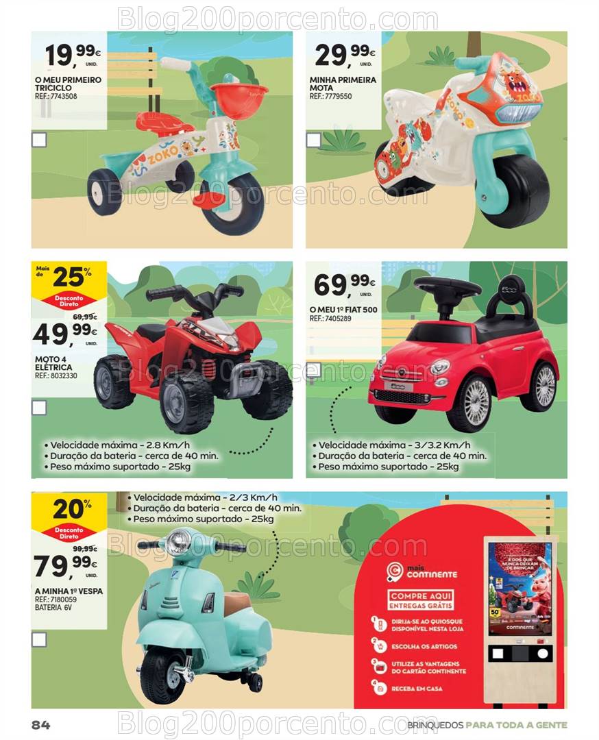 Antevisão Folheto CONTINENTE Brinquedos - 12 novembro a 8 dezembro
