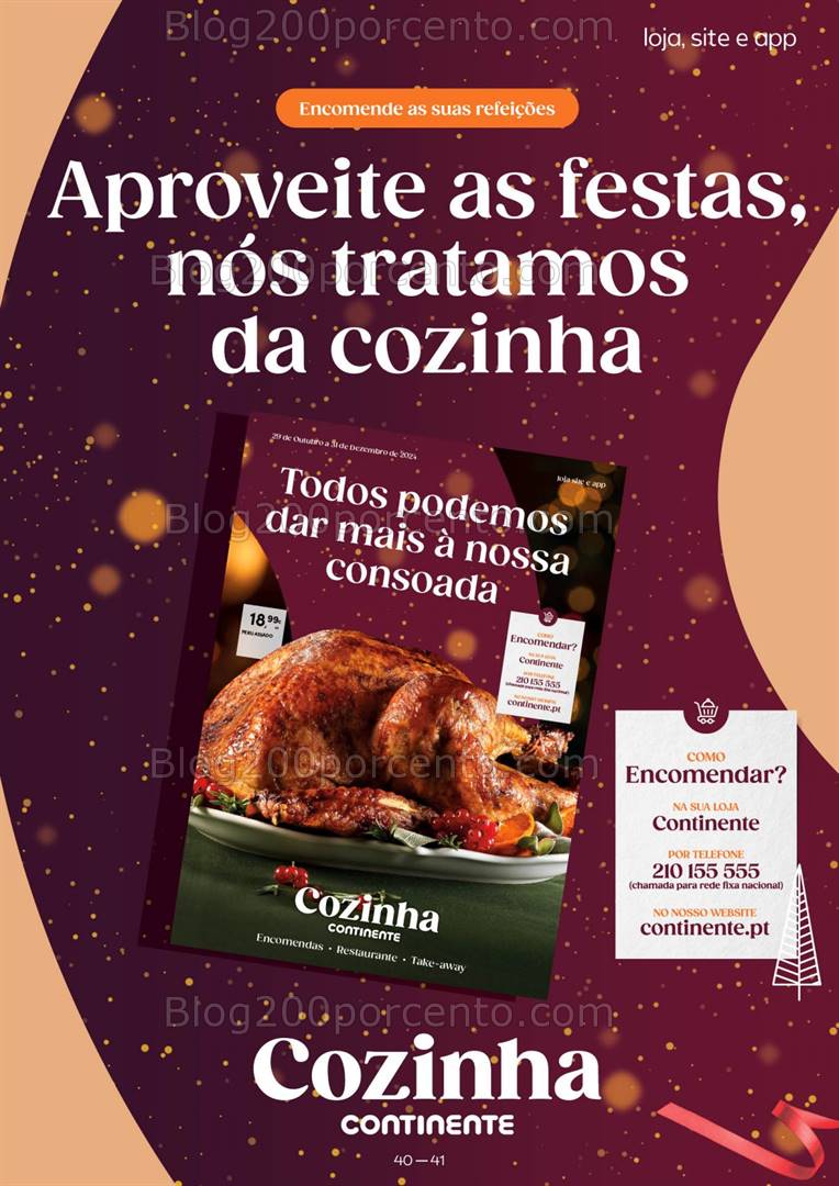 Antevisão Folheto CONTINENTE Natal Alimentar - 12 novembro a 24 dezembro