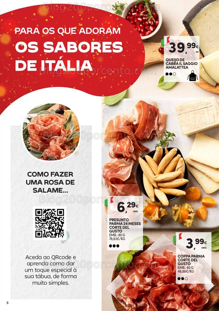 Antevisão Folheto CONTINENTE Charcutaria Natal Promoções de 19 novembro a 31 dezembro