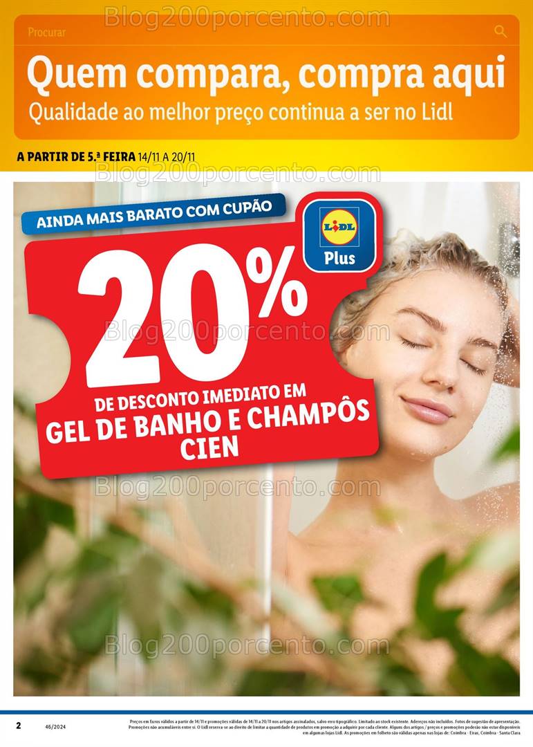 Antevisão Folheto LIDL Extra Coimbra Promoções de 14 a 20 novembro