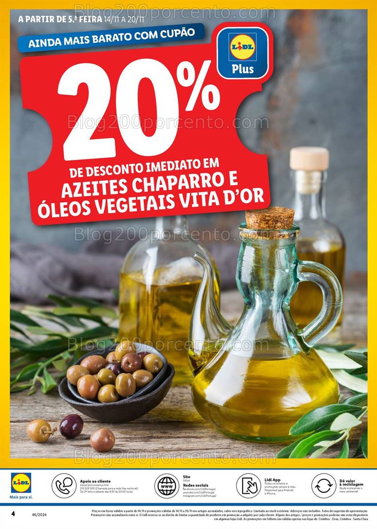 Antevisão Folheto LIDL Extra Coimbra Promoções de 14 a 20 novembro