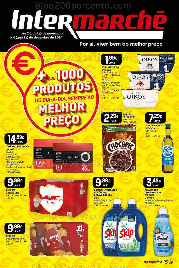 Antevisão Folheto INTERMARCHÉ Extra Poupança Promoções de 7 novembro a 4 dezembro