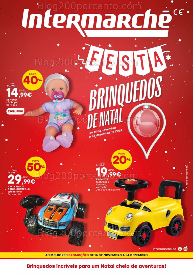 Antevisão Folheto INTERMARCHÉ Brinquedos Natal - 14 novembro a 24 dezembro