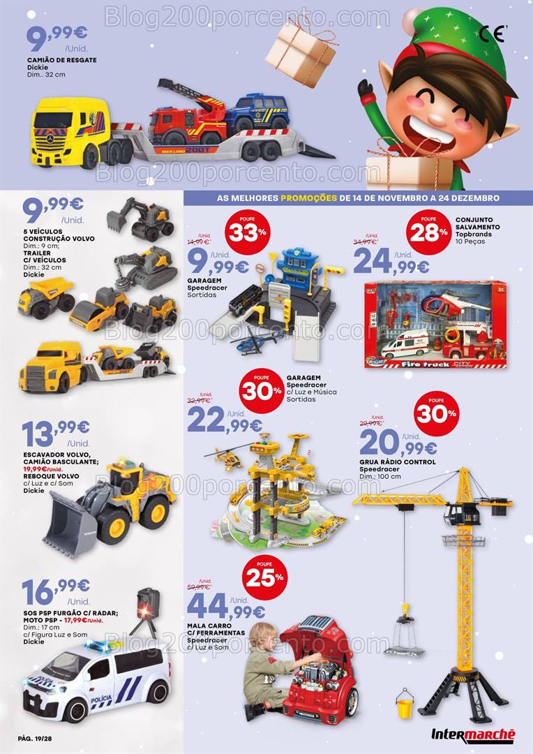 Antevisão Folheto INTERMARCHÉ Brinquedos Natal - 14 novembro a 24 dezembro