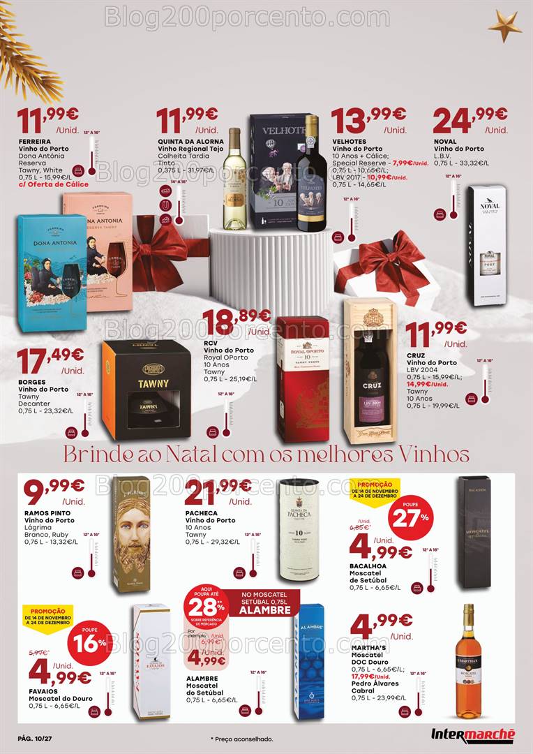 Antevisão Folheto INTERMARCÉ Natal Promoções de 14 novembro a 24 dezembro