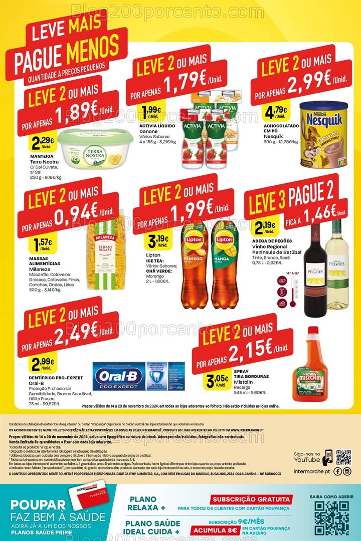 Antevisão Folheto INTERMARCHÉ Promoções de 14 a 20 novembro