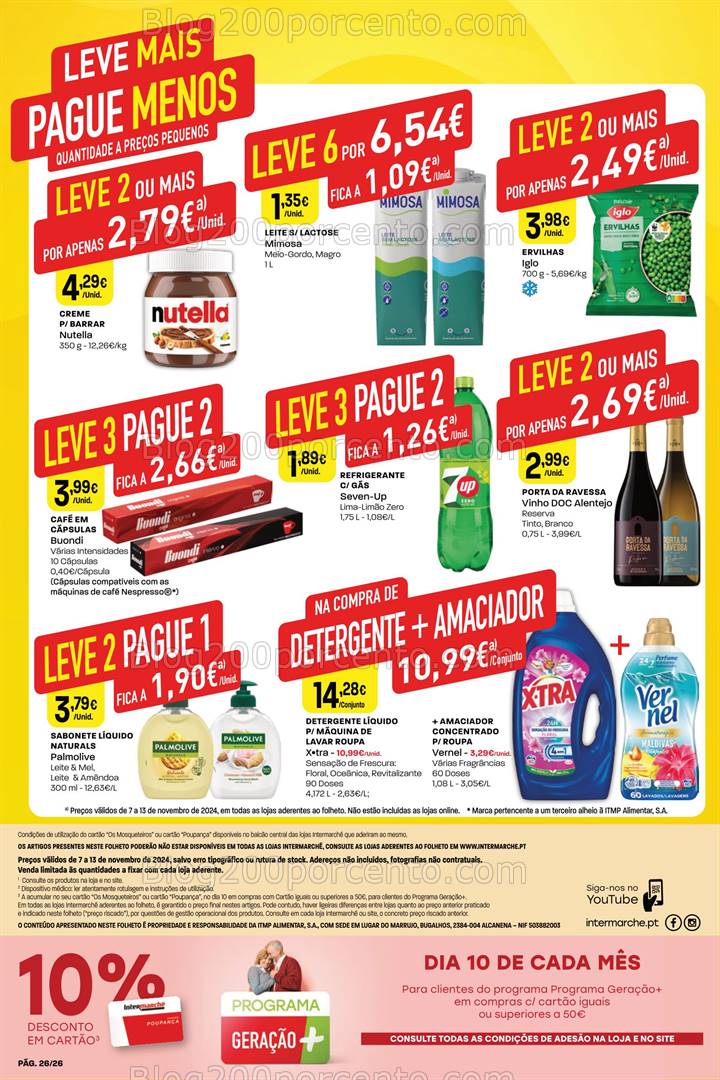 Antevisão Folheto INTERMARCHÉ Promoções de 7 a 13 novembro