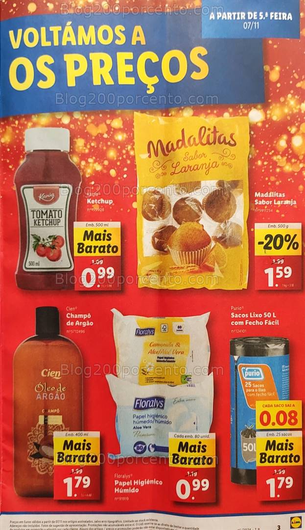 Antevisão Folheto LIDL Promoções de 7 a 13 novembro