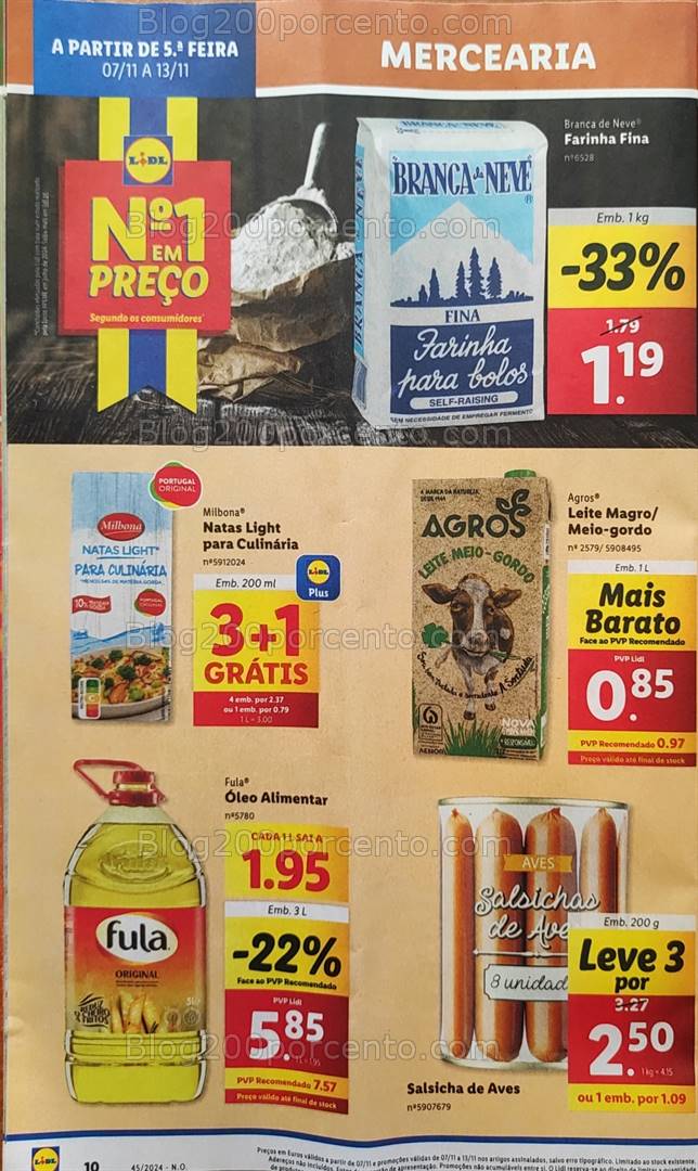 Antevisão Folheto LIDL Promoções de 7 a 13 novembro